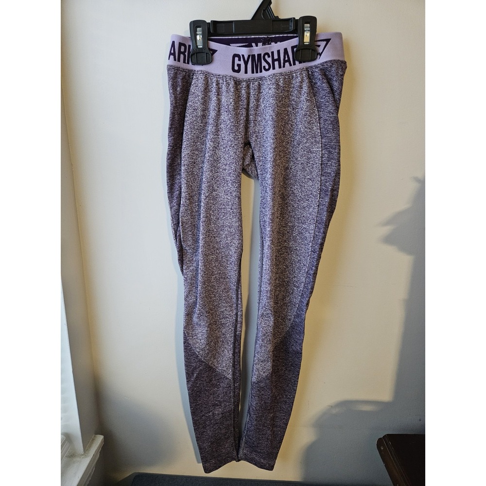 Gymshark Seamless Leggings XS Purple Marl High Waist DRY‎ Technology Womens